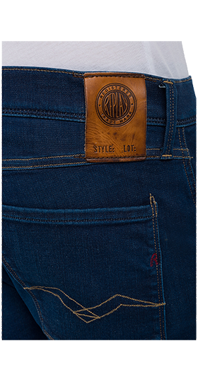 ANBASS 11.5OZ HYPERFLEX サーフブルーインディゴストレッチデニム 詳細画像